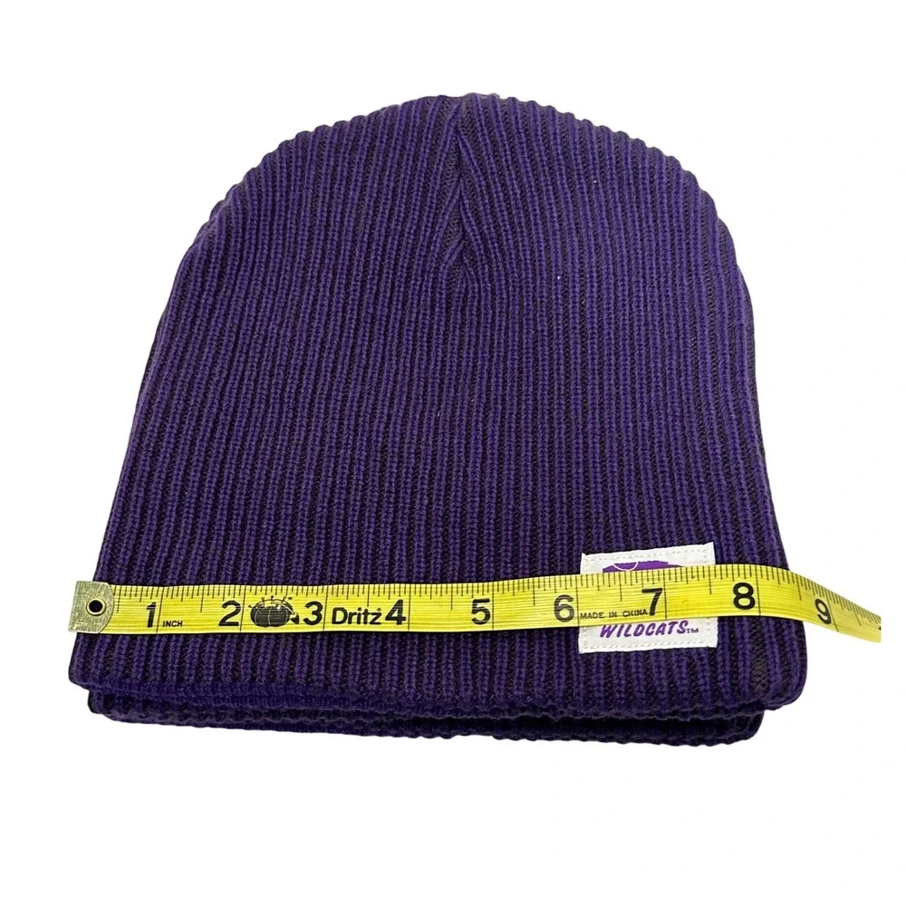 NWT Kansas Purple Wildcats‎ Knit Beanie K-State College Sports Team